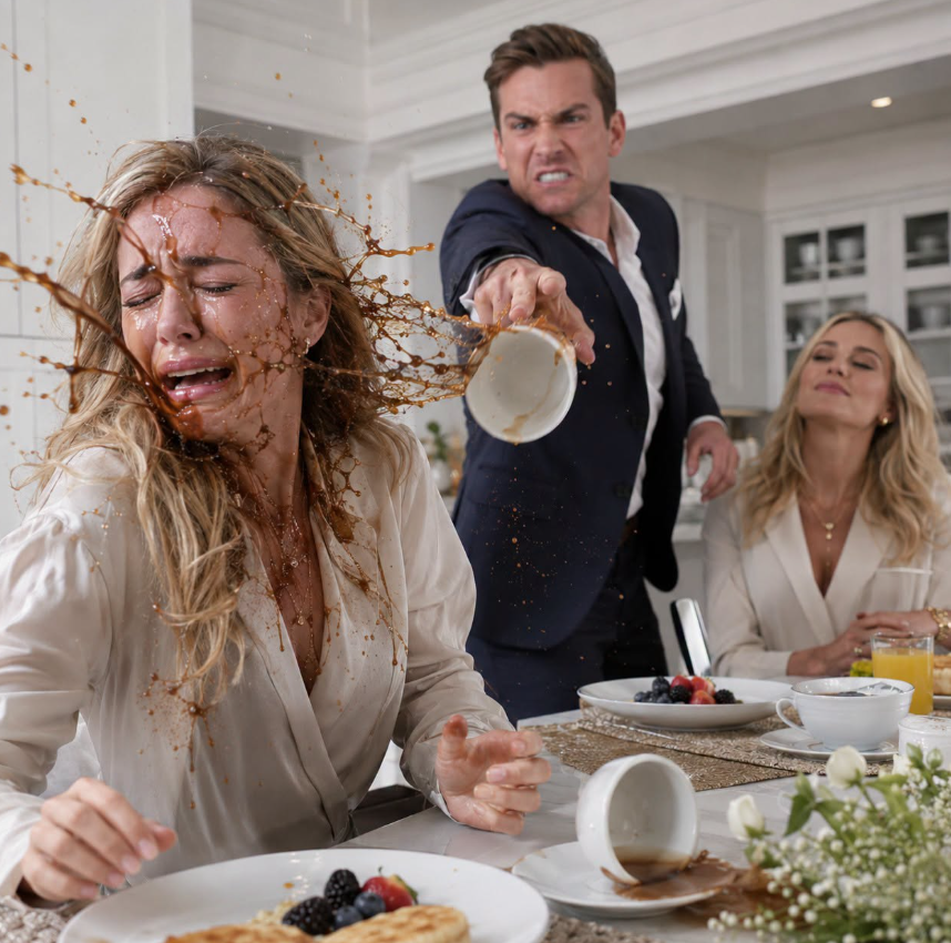 During breakfast, my husband threw scalding hot coffee in my face because I refused to give my bank card to his sister. He simply said, “You either obey or you leave.” I went to the hospital, kept the medical report, and when I came back, I left my wedding ring on the table... never imagining what he would find afterward. - True Stories
