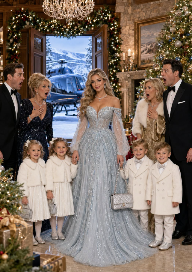 He Invited His “Childless” Ex-Wife to Christmas to M0ck Her—Then She Walked In with the Quadruplets He Abandoned.