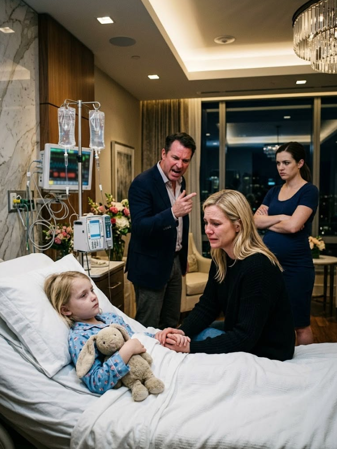 sdt-My husband stood beside our d.y.ing 8-year-old daughter’s hospital bed with my pregnant sister, smirked that Holly had “a good run,” and demanded the money meant for her Boston trial go to his new son instead—but when I made one call to my mother’s trustee, the hidden medical trust opened, Holly was flown to treatment, and Derek’s stolen funds, shell companies, mistress, business, and freedom collapsed before he understood who he had betrayed. - News