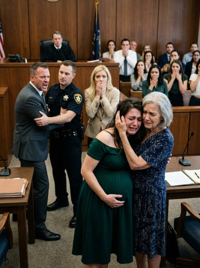 sdt-At My Divorce Hearing, I Was Eight Months Pregnant When The Judge Ruled I Would Leave With Nothing And My Husband Whispered That My Baby And I Would Never Survive Without Him—But Before I Could Walk Out Broken, The Courtroom Doors Opened, A Billionaire Woman With My Eyes Claimed Me As The Daughter Stolen From Her, And The Fraud Evidence She Brought Exposed The Hidden Millions Ethan Thought Would Stay Buried. - News
