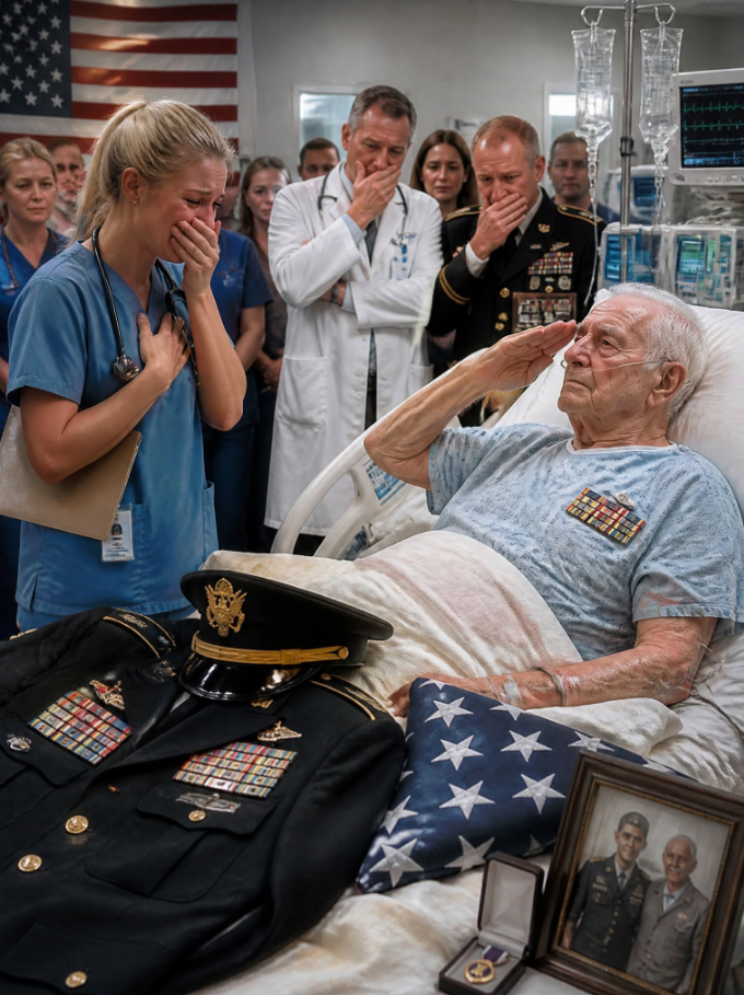 The room erupted in mockery when I claimed to know the comatose, four-star general dying in the ICU. The staff dismissed me as a desperate, attention-seeking nurse—right up until he regained consciousness, weakly raised his hand, and saluted me before the very people who had just ridiculed me. What they didn’t realize was the deep secret we shared, or the fact that his survival rested entirely in my hands.