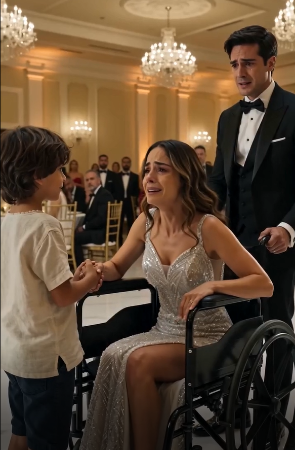 "Would You Dance With Me?" The Little Boy Asked the Woman in the Wheelchair... Moments Later, the Entire Ballroom Rose to Their Feet.