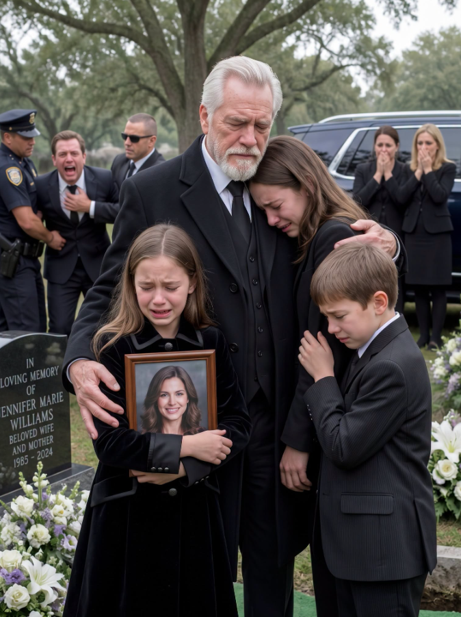 At my daughter’s funeral, my son-in-law pointed at his daughters and announced, “They’re going into foster care. I deserve a fresh start with my new fiancée.”