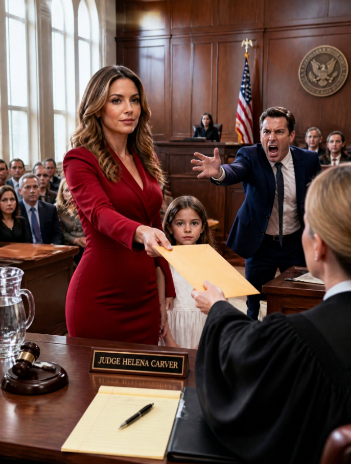 Just ten minutes into our divorce proceedings, my attorney husband confidently smirked as he laid claim to half of my $12 million business and my deceased father's trust fund. I didn't argue. Instead, I calmly slid a sealed envelope across to the judge—containing a shocking piece of evidence he never dreamed I possessed.