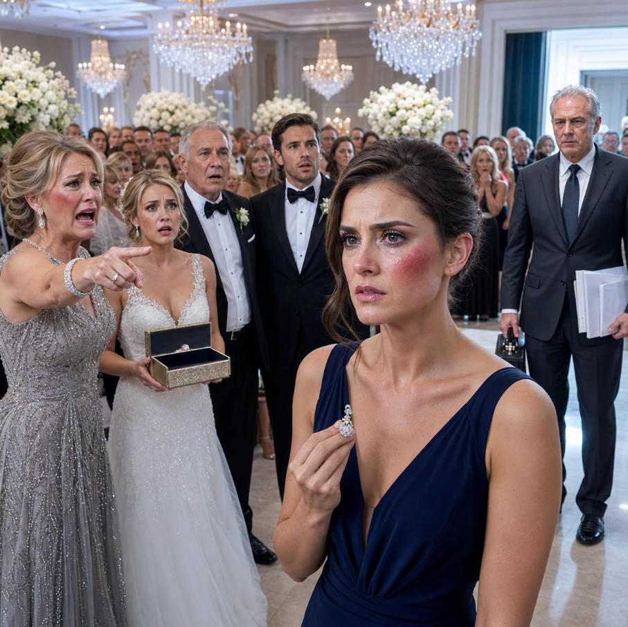 At sister’s wedding, parents demanded I hand over my penthouse keys, right in front of 200 guests. I said no... Mom slapped me so hard my earring flew off. I picked up my earring, walked out, and made a call. In a hour, a man showed up at the reception. When mom saw who it was, she started screaming... - True Stories