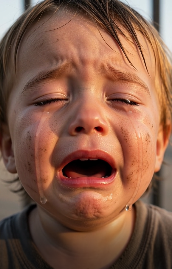 Full Part: Every afternoon, after the final school bell rang, a barefoot little boy quietly sat outside the elementary school gate.