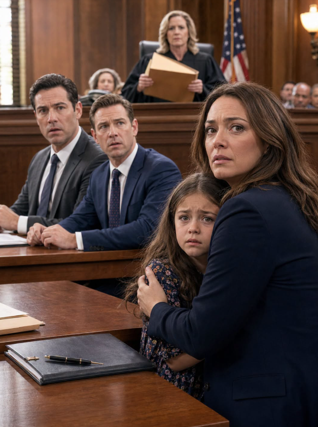 “Take your brat and go to hell,” my husband hissed in the divorce courtroom—loud enough to make the clerk stop typing. He grinned while his attorney recited the assets he planned to “keep,” convinced I would walk away with nothing. Then the judge opened a sealed folder that had arrived that morning: a stranger’s will. The room went silent. “Estate total: $32 million.” My husband turned toward me—his face drained of color—as the judge read the beneficiary’s name… and suddenly custody was back in question....