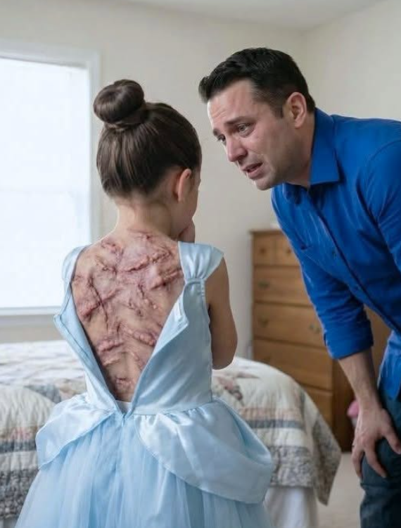 My 8-year-old daughter sent me a text saying, “DAD, COME TO MY ROOM. JUST YOU.”—then she turned around and showed me the handprints covering her back. I thought I was taking her to a piano recital that day, until one terrifying secret exposed the people she had been afraid of all along...