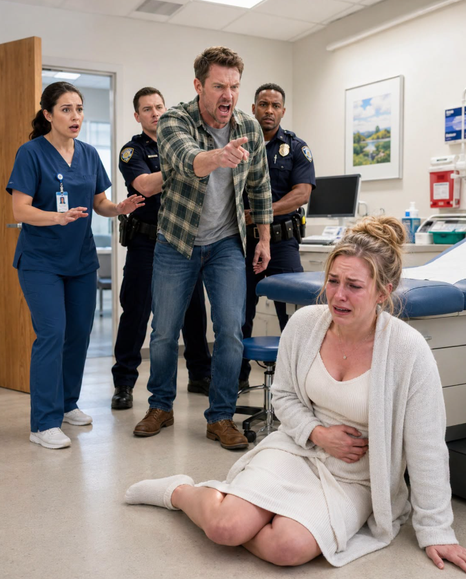 My stepbrother screamed, “Choose how you pay or get out!” while I was sitting in the gynecologist’s office with stitches still fresh. When I refused, he struck me so hard I crashed to the floor, pain flaring through my ribs. Then he curled his lip and said, “You think you’re too good for it?” just as the police arrived, horrified.