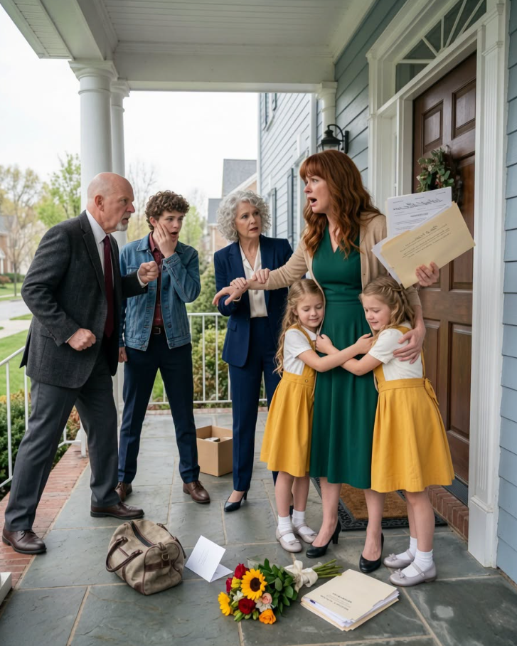 They dragged my children into the storm, called me a charity case, and said my husband’s house was never mine. But while they planned to sell it for millions, I was holding the secret proof that could send both his parents to prison.