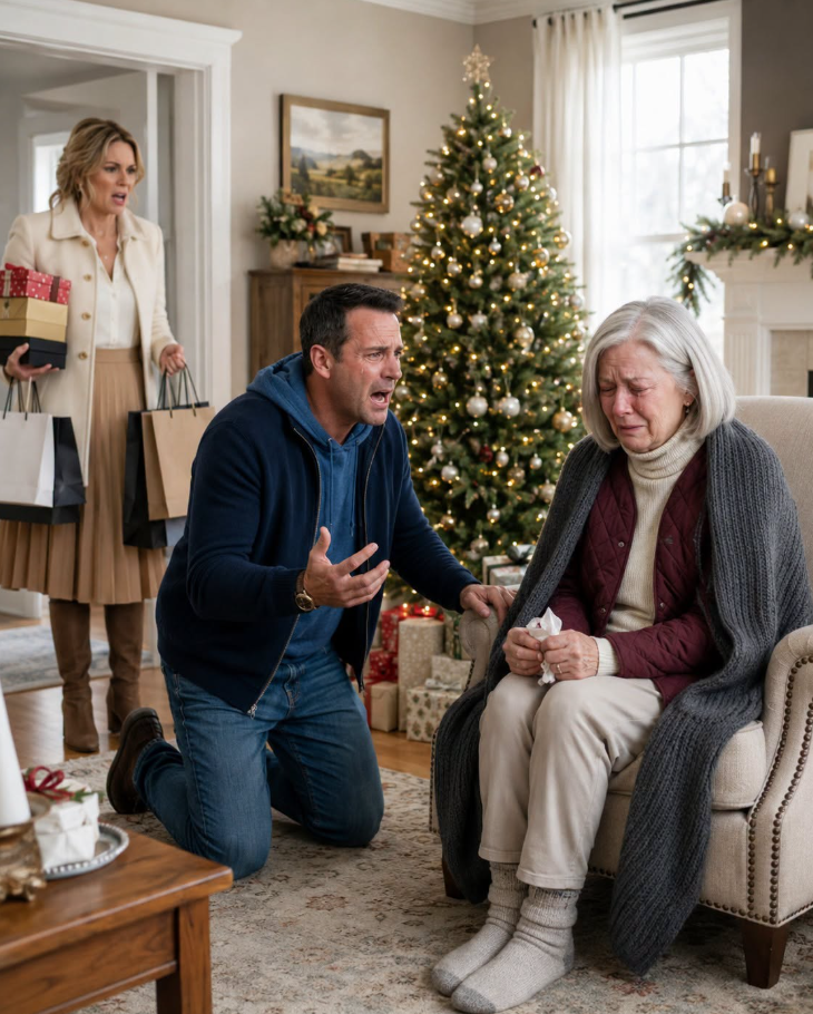 On Christmas morning, my millionaire son asked if Amanda’s $5,000 monthly support had finally made me comfortable.