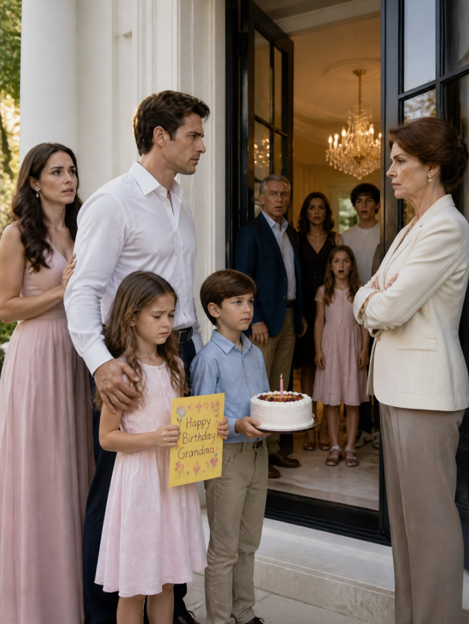 My mother left my children standing right at the front door, muttering that there was no room for them inside. Peeking in, I saw a bustling dining room filled with relatives, food, and laughter—but not a single chair for my kids. I didn't scream or make a scene. I just looked her dead in the eye and said, “Fine. Then after eleven years of paying your mortgage, I'm completely cuttin' you off.” That day, they didn’t just lose a son. They lost the ATM they’d been bleeding dry for over a decade.