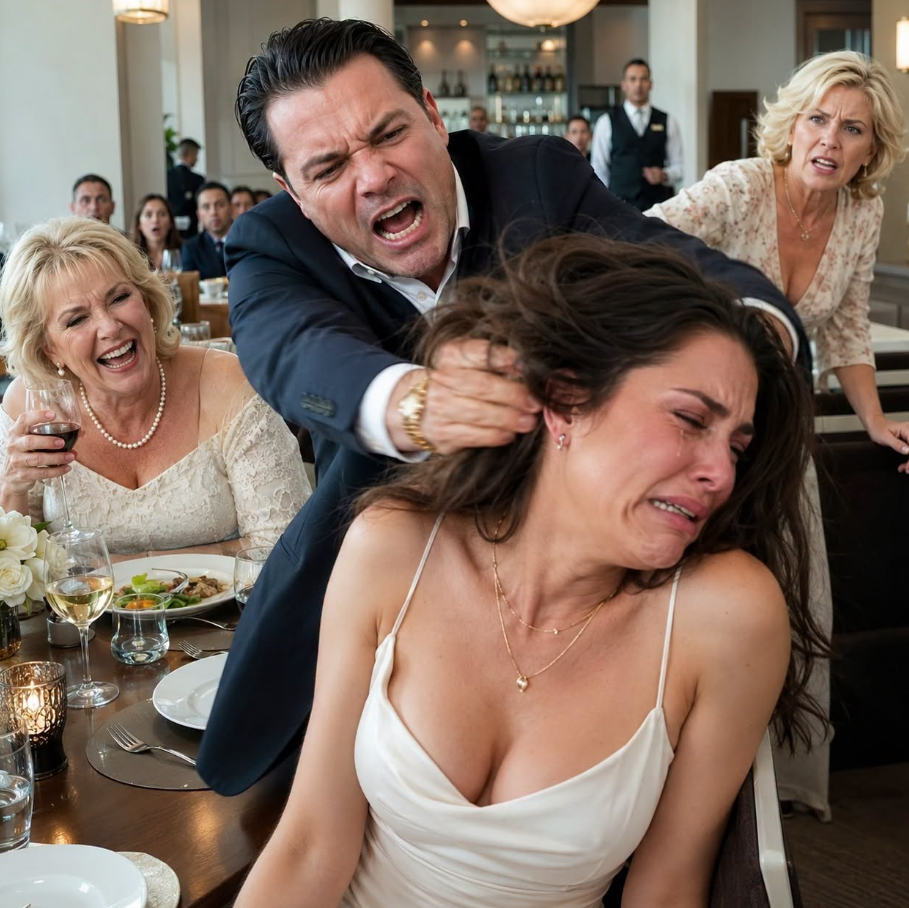 My son-in-law grabbed my daughter's hair right in front of everyone in the restaurant and forced her to bow her head. His mother laughed and said, "That's how you discipline your wife." My daughter cried like a frightened child... but when I stood up, she understood that the silence had ended. - True Stories