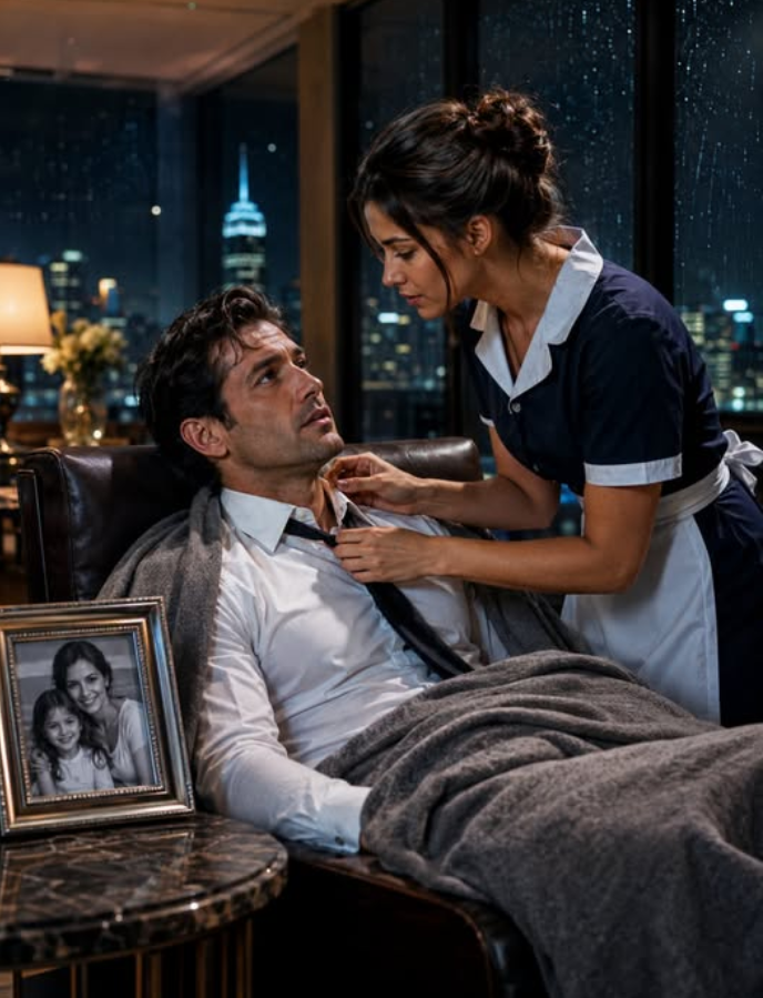 Everyone Warned Him Not to Trust the New Maid—So He Faked Sleep and Discovered Her Hidden Heart