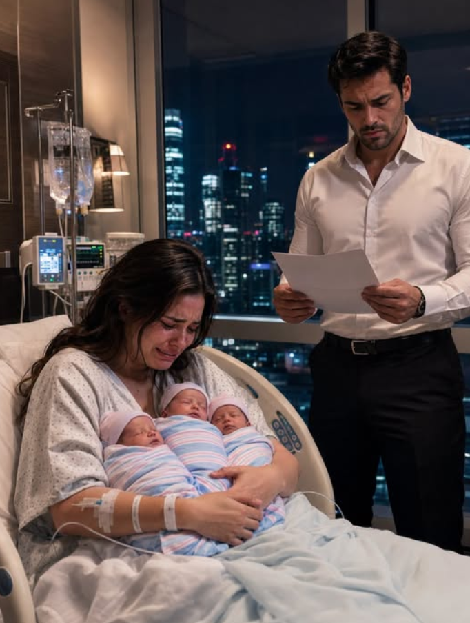 He Abandoned His Pregnant Wife in the ICU—Five Years Later, She Walked In With a Billionaire and Three Children Who Had His Eyes