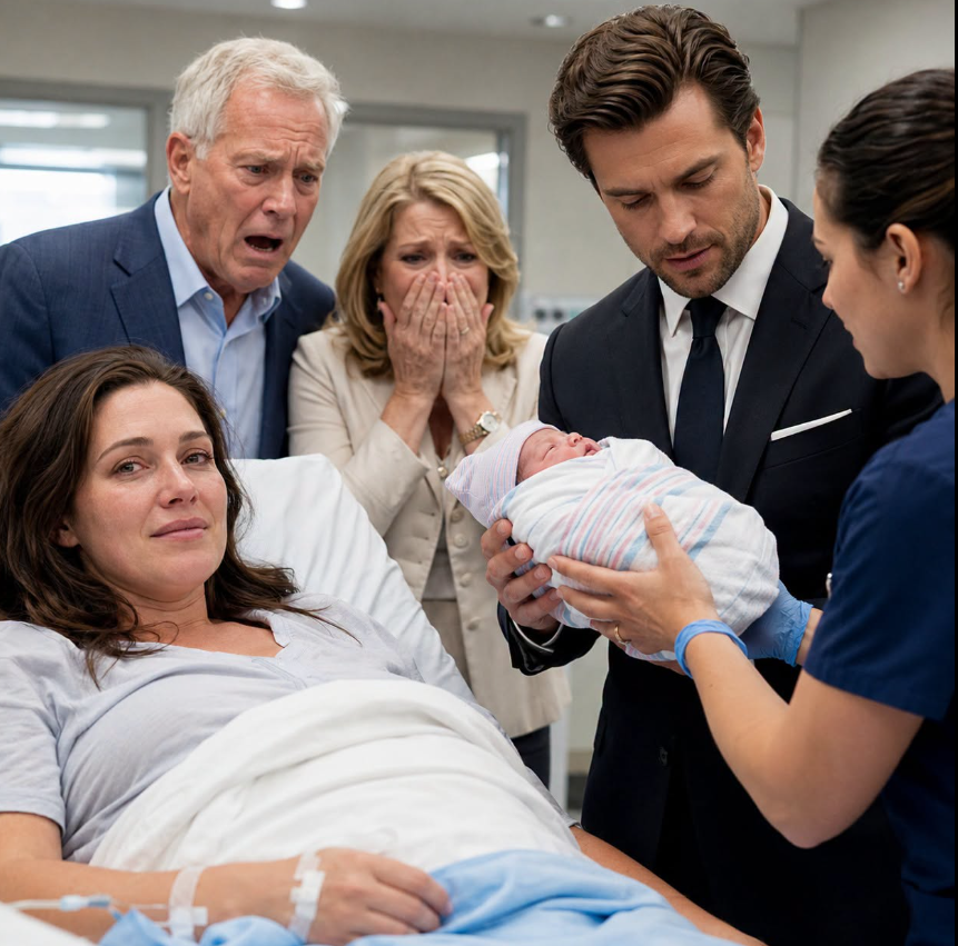 The moment the nurse carried my newborn into recovery, my mother recoiled. “We will never acknowledge a fatherless child,” she said. My father folded his arms. “And we will never hold that baby.” I looked at them, strangely calm, and kissed my son’s forehead. I wasn’t heartbroken—not even close. They had no idea his father was the man whose name could destroy everything they owned… and he was already walking toward the door. - True Stories