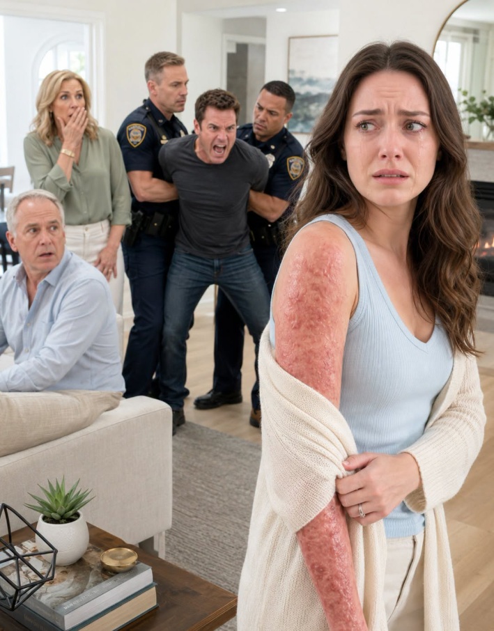 My husband deliberately sl@mmed my hand onto the burning stove because the steak was “overcooked.” As I collapsed in agony, my mother-in-law stepped over me to grab the wine, laughing, “She needs to learn her place.”