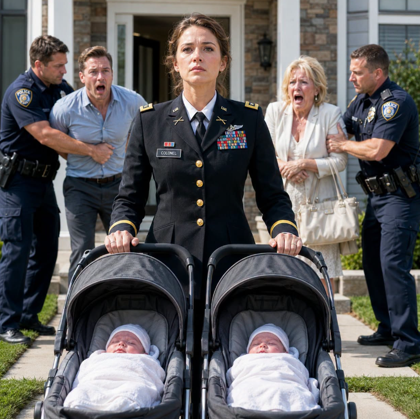 During my twin pregnancy, I remained silent as people praised my husband's mistress for saving her parents' house. A few days later, he came to the hospital with divorce papers, called me useless, and left without knowing I was a colonel in the U.S. Army. - True Stories