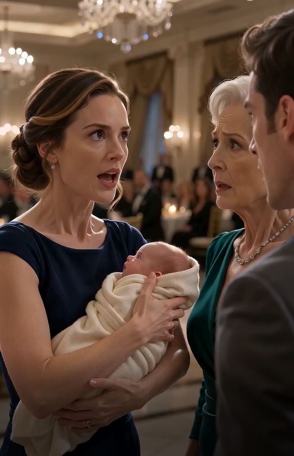 My husband shoved me onto a marble ballroom floor while I was holding our three-week-old son. His mother stood over me in front of nearly two hundred guests and screamed, “She still hasn’t learned her lesson!”