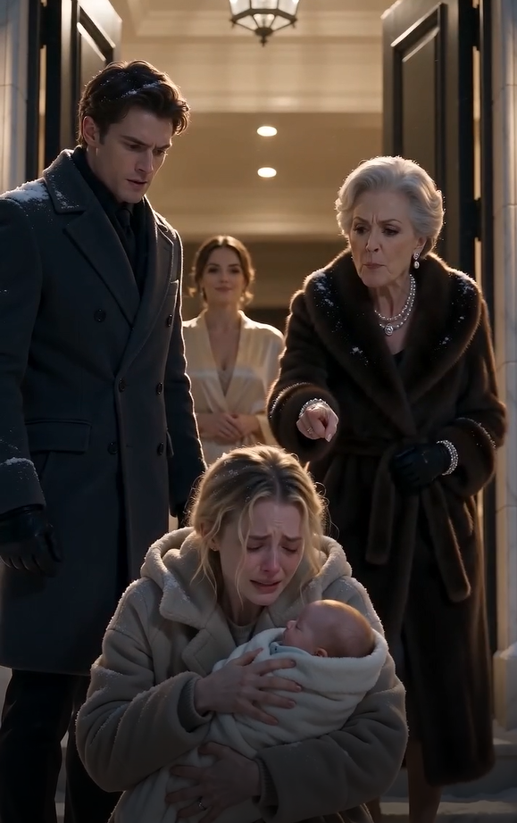 My husband shoved my 10-day-old twins and me into the freezing rain. "Get out!" his mother screamed. Beside him stood my best friend, wearing my favorite robe, smirking.