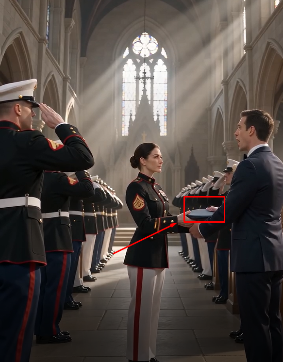 I never imagined my own sister would laugh at me on my wedding day. She called me embarrassing, masculine, and pathetic for choosing my Marine dress blues instead of the expensive white gown my mother bought to "fix" me.