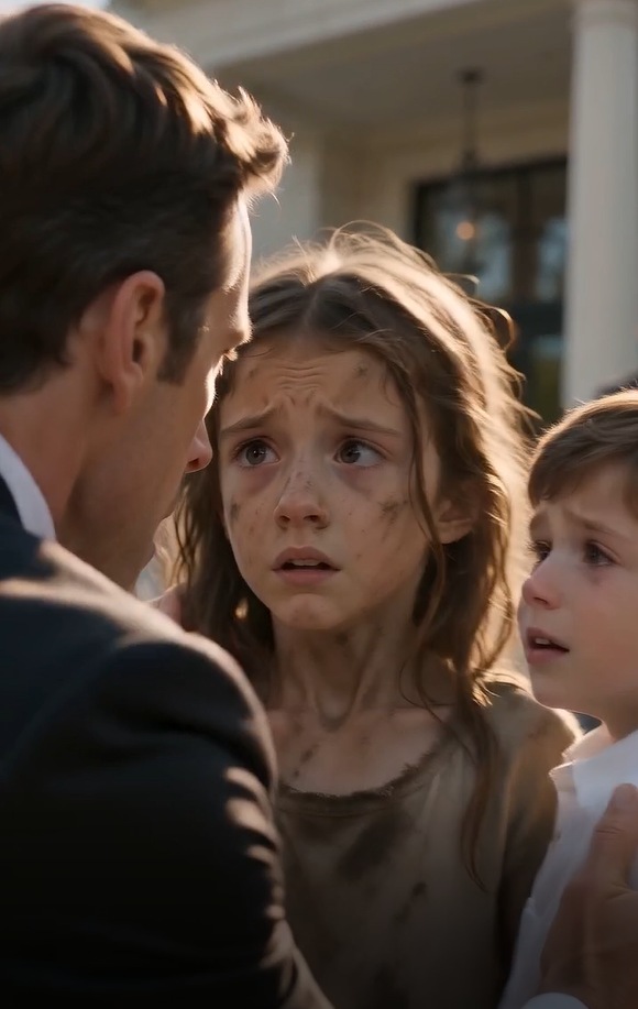 Dad, That Dirty Girl Is My Sister! The Millionaire's Son Pointed At The Dirty Girl—Then Silence Fell