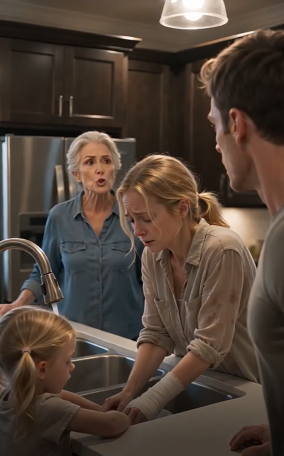 I came home two days ahead of schedule and discovered 20 of my mother’s guests eating inside my house while my wife and my 5-year-old daughter washed dishes with burned hands.