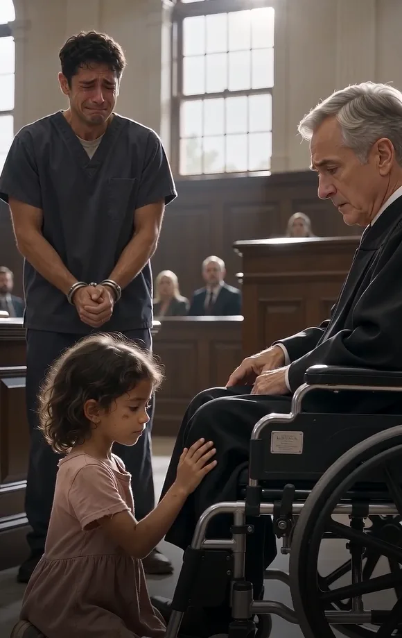 "Free my daddy and I'll make you walk again," the girl told the judge." The Court Laughed at Her—Until the Judge Stood Up and Shocked Everyone