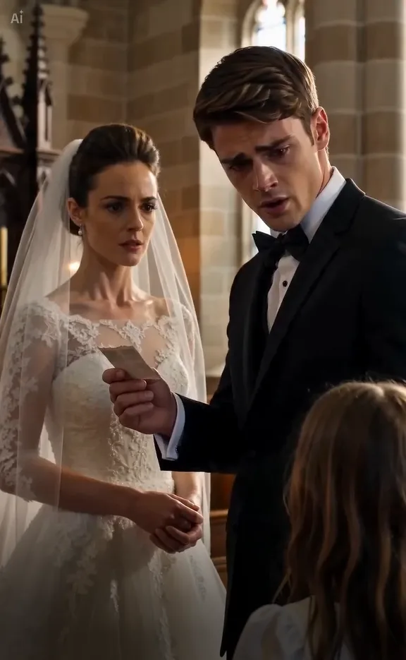 A Little Girl Crashed My Billionaire Wedding Holding A Torn Photo—When I Read Her Dying Mother’s Final Note, I Left My Bride At The Altar.