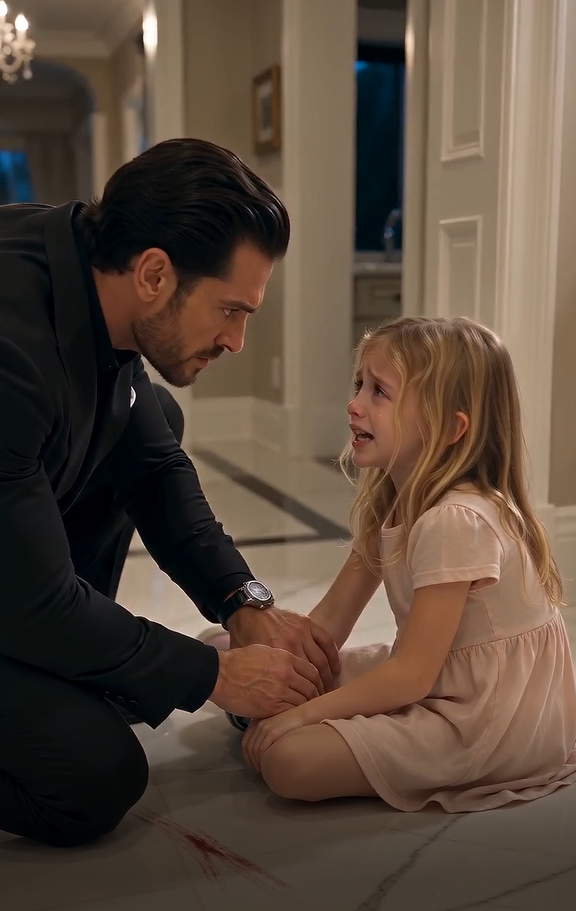 The mafia boss walked into his kitchen looking for missing money and found his housekeeper’s four-year-old daughter apologizing for scratching the marble with her leg brace.