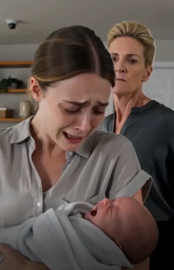 My newborn daughter was crying loudly at midnight when my mother-in-law suddenly slapped me across the face. My baby slipped from my arms, hit the floor, and lost consciousness.