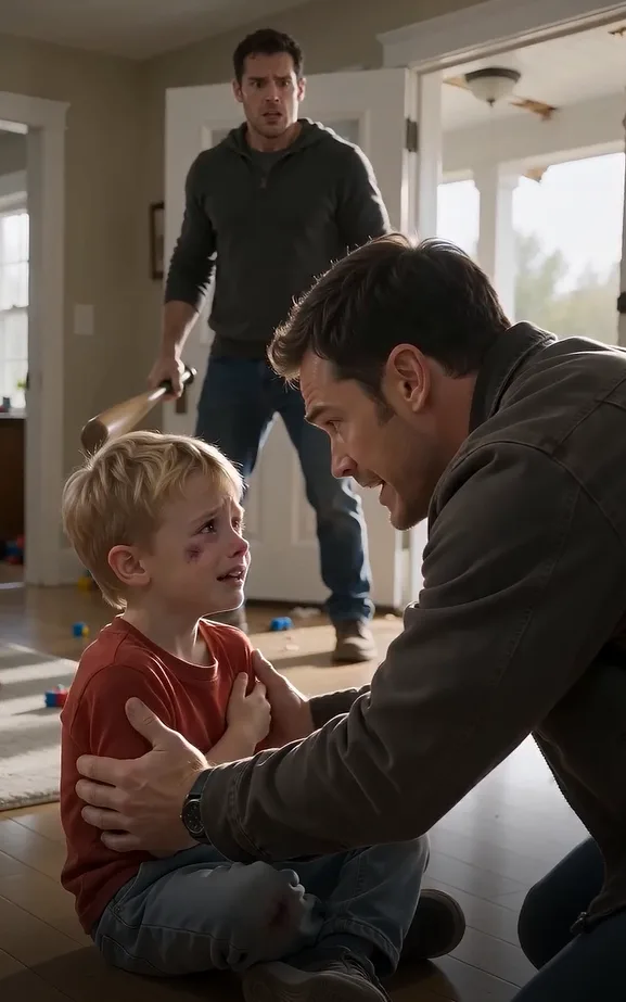My four-year-old son called me at work, crying: "Dad, Mom's boyfriend hit me with a baseball bat." I was 20 minutes away… so I called the only person who could get there faster.