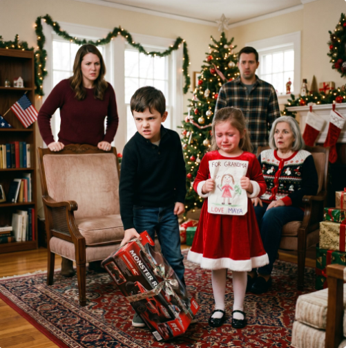 “The Child Stood Up and Revealed the Truth That Froze the Entire Christmas Ro