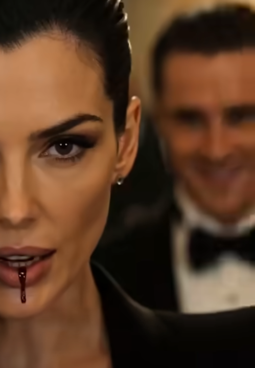 He thought he had trapped her... until the doors locked behind him.