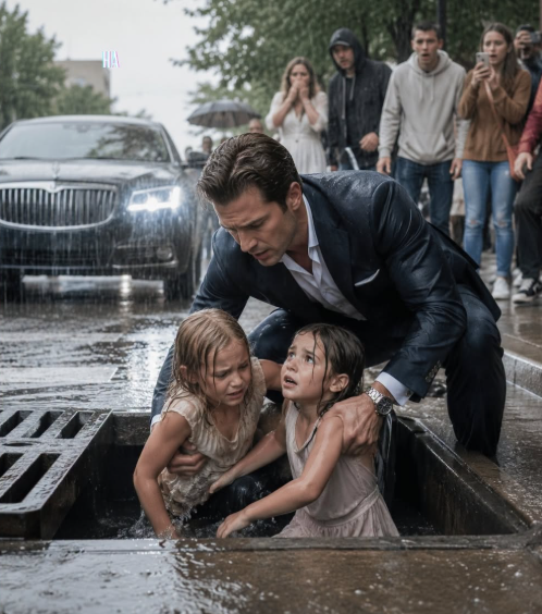 A millionaire found two little girls in a storm drain and what he did next m