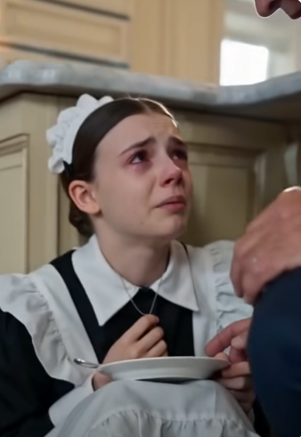 The Maid Was Eating Leftovers On The Kitchen Floor… Then The Owner Asked On