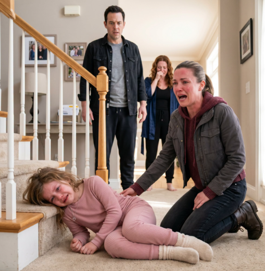 My Daughter Said Her Father Threw Her Down the Stairs—What I Found Inside My Own Home Changed Everything