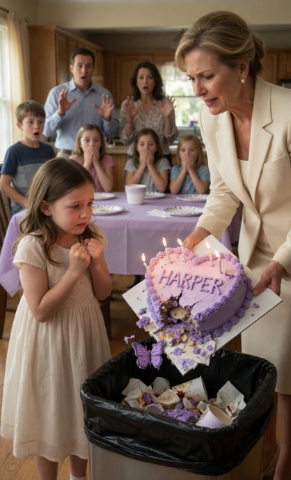 My Mother-In-Law Threw My 8-Year-Old's Birthday Cake In The Trash—Then Harper Turned On The TV.