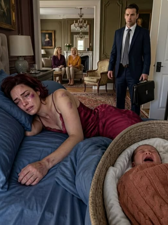 When I came home from a business trip, I found my wife and our newborn son
