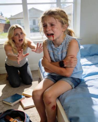 tr. I Found Bruises on My 7-Year-Old Daughter’s Arms… Then She Told Me a Sec