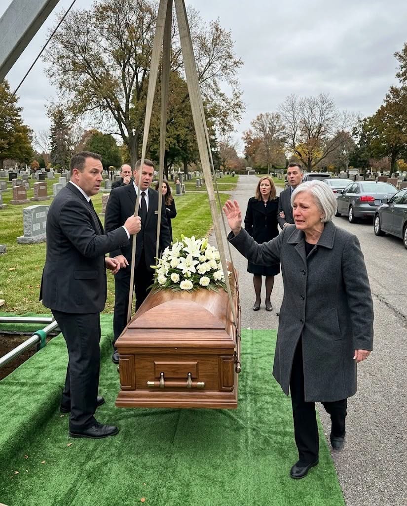 She Arrived Late To Her Son’s Funeral And Stopped Them From Lowering The Coffin — Then She Demanded They Open It.