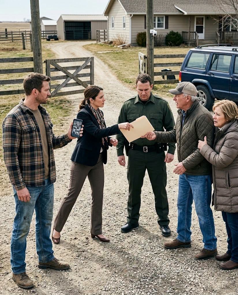My parents didn’t invite me to Christmas, so I bought my own ranch. When they trespassed with a realtor to sell my land for my sister, they assumed I was alone—never knowing I had a JAG lawyer, cameras, and the sheriff backing me.