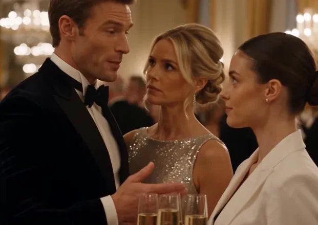 Alex lifted his champagne glass and looked the waitress up and down.