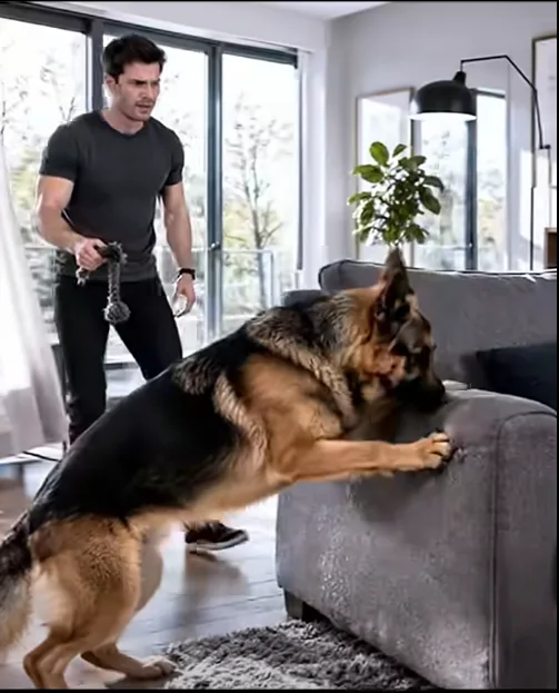 my dog wouldn’t stop attacking the new couch.