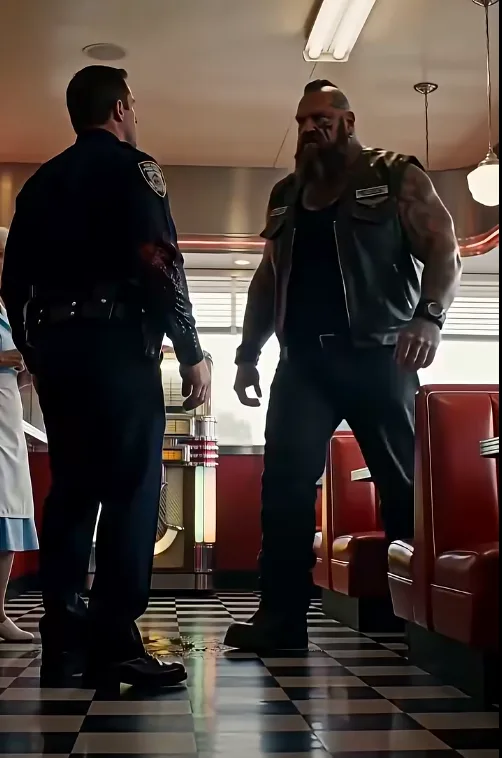 The coffee pot shattered across the diner floor before anyone could move.