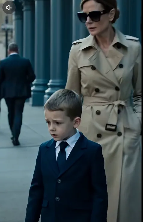 “Mom… that kid…”
