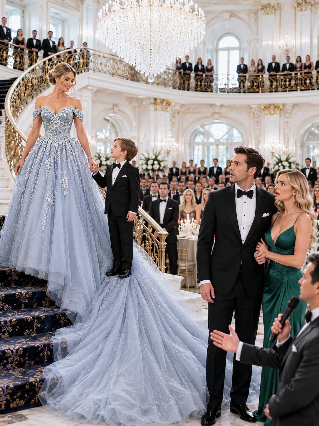 My Husband Humiliated Me, Left Me at Home Cleaning Up After Dinner While He Took Another Woman to the City’s Most Prestigious Charity Gala... He Never Imagined the Billion-Dollar Company Quietly Supporting His Business Had Always Belonged to Me—Until I Walked Down the Grand Staircase and Watched Everything He Built Begin to Fall Apart