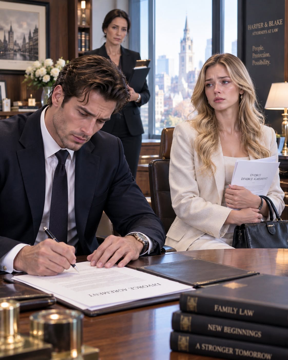 He signed the divorce papers on Friday… without knowing that by Tuesday, she would be dying in his hospital