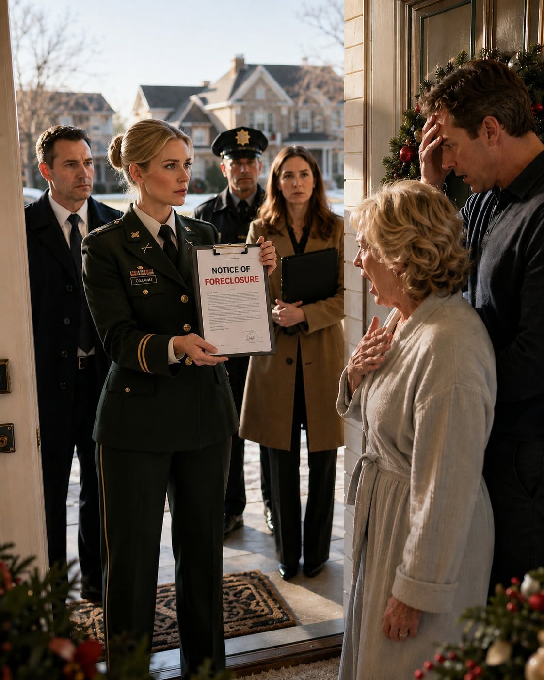 "On New Year’s Eve, mom gave presents to every grandchild except mine, so I quietly left and said never to invite us again—then at 6:00 a.m. on January 1, my family’s “new year’s gift” arrived at their door...
