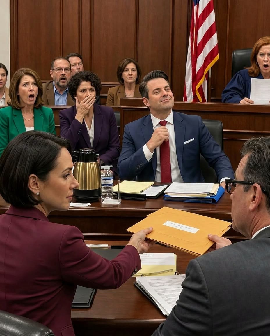 Just ten minutes after my divorce hearing began, my husband—a respected attorney—stood in the center of a crowded Atlanta courtroom, smiled at me like he had already won, and demanded half of everything I owned.